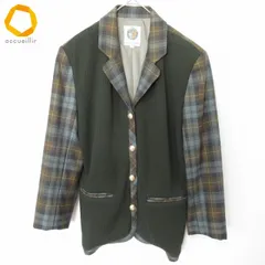 ジュンコシマダ JUNKOSHIMADA ジャケット チェック 金ボタン レディース [w981080ss]のサムネイル