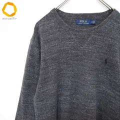 ポロラルフローレン POLO RALPH LAUREN ニット トレーナー クルーネック ポロ刺繍 メンズ [a945405ss]