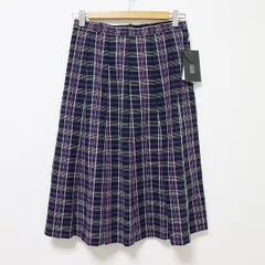 レリアン Leilian ヴィンテージ スカート ロングスカート チェック [a961119]