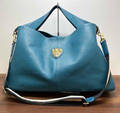 ✨美品✨フェリージ 16/20 レザーワンショルダーバッグ コバルトブルー