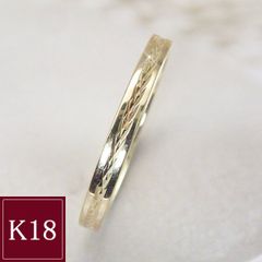 地金物！K18/Pt900 コンビ デザイン リング 2.06g M2641 - メルカリ