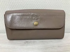 IL BISONTE／トルトラ／長財布／ライトブラウン／じゃばら／レザー／イルビゾンテ