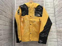 Supreme×THE NORTH FACE/23ss/PRINTED MOUNTAIN JACKET/Sサイズ/イエロー/シュプリーム/ノースフェイス/NP02301I/オーバープリント