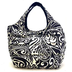 フララニ Hula Lani トート ハンド バッグ フラダンス 黒 FY273