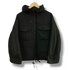 UNIQLO White Mountaineering ハイブリッドダウンオーバーサイズパーカ レディースM ブラック 211-443185 (14-01)  秋 冬 古着