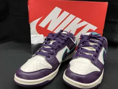 NIKE ナイキ DUNK LOW RETRO ダンク ロー レトロ DQ7683-100 スニーカー ホワイト x パープル 28cm