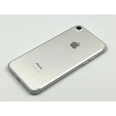 バッテリー新品 Apple iPhone7 128GB シルバー SIMフリー 中古美品 バッテリー100％