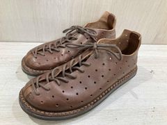 trippen パンチングレザー BROWN - メルカリ