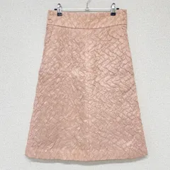 TOGA PULLA　トーガプルラ　2024　スカート　キルティング　刺繍　ナイロン　ピンク　日本製　レディース　36　a00731