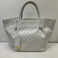 6768　GHERARDINIゲラルディーニ リナシメント　Rinascimento　ハンドバッグ　　トラベルバッグ　ホワイト系　白系　レディース　総柄　モノグラム