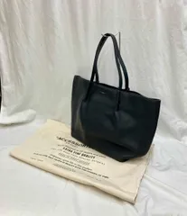 TOMORROWRAND トゥモローランド シュリンク レザー トートバッグ ブラック 黒 ファスナー シンプル 