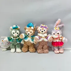 【新品・タグ付き】ダッフィー シェリーメイ ジェラトーニ ステラルー  ぬいぐるみ バッジ Disney CHRISTMAS 2019