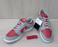 NIKE/ナイキ/スニーカー/DUNK LOW/Varsity Red and Silver/FQ6965-600/シルバー×レッド/28cm
