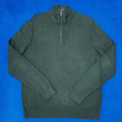 Calvin Klein カルバン・クライン 長袖 ニット ハーフジップ S