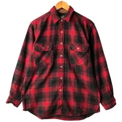古着 90年代 フィールドアンドストリーム FIELD&STREAM オンブレチェック 長袖 フランネルチェックシャツ メンズM相当/eaa602628