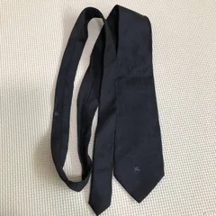 バーバリー（Burberry）　Burberrys　ネクタイ　ネイビー系　【訳アリ】