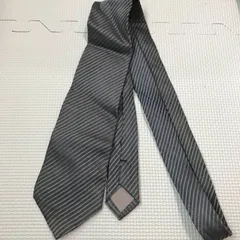IM MIYAKE DESIGN STUDIO イッセイミヤケデザインスタジオ ストライプ　ネクタイ　グレー