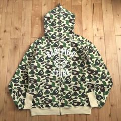 シャーク パーカー 1st camo green グレー Sサイズ shark full zip