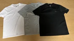 PUMAメッシュ クーリングTシャツ 6種セット (白2枚 グレー2枚 ブラック2枚)