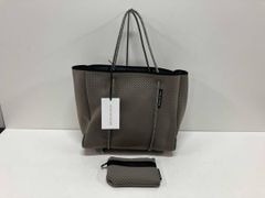 極美品/カード付】ステイトオブエスケープ トートバッグ スモークA4可