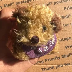 90s vtg カーリーパピーぬいぐるみキーリング