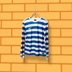 ナイキ ストライプ ドライフィット ロングスリーブ Tシャツ (L)