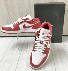 NIKE AIR JORDAN 1 LOW 553558-611 ナイキ スニーカー 27.5cm US9.5 UK8.5 レッド ホワイト