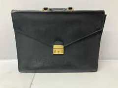 GINZA TANIZAWA ギンザタニザワ ブリーフケース レザー ブラック 