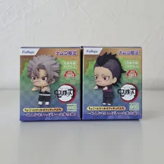 未開封 国内版 鬼滅の刃 実弥、不死川 玄弥 ミニ ひっかけ ちょこっと プチフィギュア