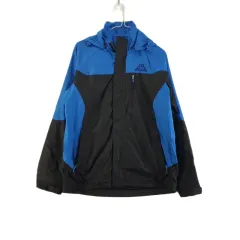 KAPPA メンズ ブラック スーツ アウター フーディ ジャケット K8215