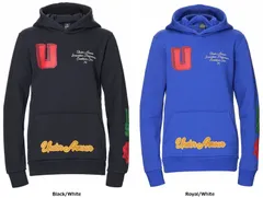 アンダーアーマー UNDER ARMOUR UA アイコンフリース オンディスプレー フーディー フード付 ポケット お出かけ スポーツ 運動 裏起毛 ウェア  1386692 001 BLACK/WHITE