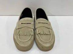VANS ヴァンズ LOAFER ローファー V196CF スエード フリンジ ベージュ 24.0cm