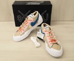 NIKE x sacai XKAWS/ナイキ×サカイ×カウズ/スニーカー/Blazer Low/Reed/DM7901-200/ベージュ/27cm