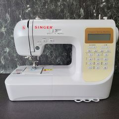 SINGER 電動ミシン ホワイト sn771 管理番号3200 - メルカリ