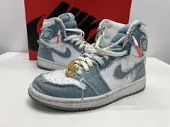 【箱付き】 NIKE ナイキ WOMENS AIR JORDAN 1 HIGH OG DENIM ウィメンズ エアジョーダン1 ハイオージー デニム DM9036 104 22cm