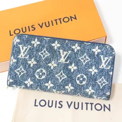 【新品同様】Louis Vuitton デニム ジッピーウォレット M81226