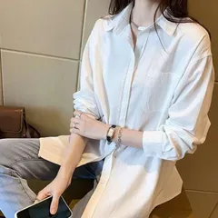 ワイシャツ レディース 即購入OK ポケット付き 長袖 シャツ ブラウス 着痩せ スーツ インナー オフィス シワになりにくい ビジネス 事務服