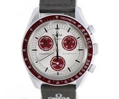 OMEGA x Swatch スピードマスター レッド OMEGA スウォッチ - メルカリ