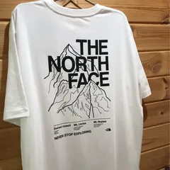 THE NORTH FACE ノースフェイス 半袖 Tシャツ バックプリント 白