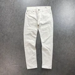 日本製 or slow Denim Skinny Jeans オアスロウ デニムパンツ ホワイトデニム スキニー ジーンズ ジーパン メンズ L