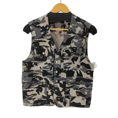 イーブンリバー EVENRIVER カモフラ フィッシングベスト メンズ JPN：L 