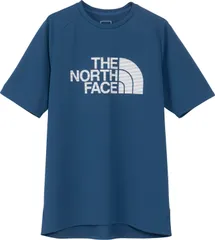 ザ・ノース・フェイス THE NORTH FACE アウトドア ショートスリーブGTDロゴクルー メンズ 半袖シャツ ハーフスリーブ トップス ウェア 吸汗 速乾 ランニング 静電ケア UVケア 抗菌防臭 通気性 ロゴ  NT1237 OL マウンテンブルー2