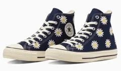【SALE】【CONVERSE】1SD824 ALL STAR (R) DAISYFLOWER HI DARKBLUE オールスター (R) デイジーフラワー HI ダークブルー コンバース スニーカー ハイカット 大人靴 シューズ カジュアル 刺繍 花柄