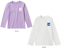 ザ・ノース・フェイス THE NORTH FACE アウトドア ロングスリーブスモールスクエアロゴティー キッズ 長袖 Tシャツ トップス ロンT オーガニックコットン 綿 シンプル 紫外線 UVカット 柔らかい ロゴ入り  NTJ3 AG アスファルトグレー