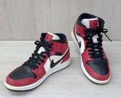 NIKE/ナイキ/スニーカー/AIR JORDAN 1 MID/C hicago Black Toe/レッド×ブラック×ホワイト/25.5cm