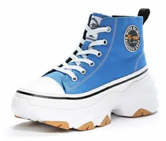 【数量限定】【moonstar】NM J100 SAX サックス ムーンスター ニーモ Ni-mo 子供靴 キッズ ジュニア スニーカー ハイカット 厚底 抗菌防臭 女の子 ＃足元キラかわメイク BLUE ブルー 青色