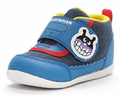 【moonstar】AP B50 NAVY ムーンスター ネイビー アンパンマン 子供靴 ベビー シューズ バイキンマン 男の子 女の子 ブルー BLUE 青色 紺色