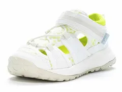 【HI-TEC】HT KD065 WHITE/LIME TAIMAI ホワイト/ライム キャンプ アウトドア 川遊び キッズ ハイテック 子供靴 サンダル 白色 メッシュ 抗菌防臭