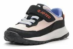 【SALE】【HI-TEC】HT KD062 BLACK/BEIGE AKARIS ブラック/ベージュ キャンプ アウトドア キッズ ハイテック 子供靴 スニーカー 黒色のサムネイル