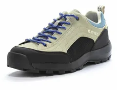 【HI-TEC】HT HK045 BEIGE/BLUE AORAKI II WP ベージュ/ブルー アオラギ ハイテック メンズ レディース 透湿防水 抗菌防臭 アウトドアシューズ アウトドア スニーカー キャンプ  大人靴 ローカット ハイキングのサムネイル